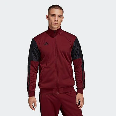 Adidas Originals Adidas Soccer Tiro Paneled Track Jacket In Burgundy-red |  ModeSens