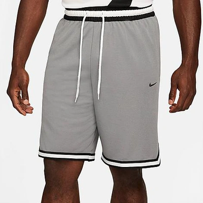 Shop Nike Men's Dri-fit Dna Basketball Shorts In Cool Grey/black