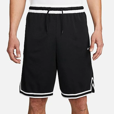 Shop Nike Men's Dri-fit Dna Basketball Shorts In Black/white