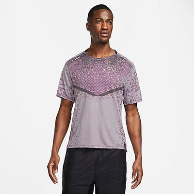 Nike Men's Dri-fit Adv Run Division Techknit Short-sleeve Running Top In  Black