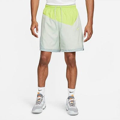 Shop Nike Men's Dna Basketball Shorts In Atomic Green/seafoam/dusty Sage/atomic Green