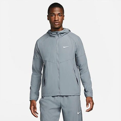 Nike Repel Miler Jacket In Smoke Grey/smoke Grey