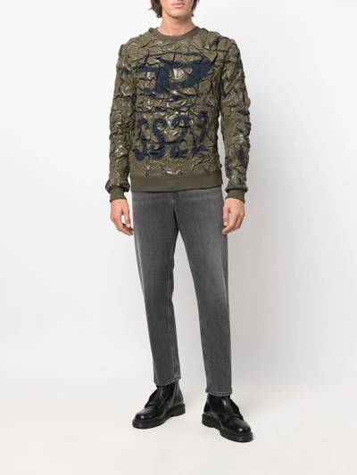 Diesel 2005 D-fining Tapered Jeans In Grey