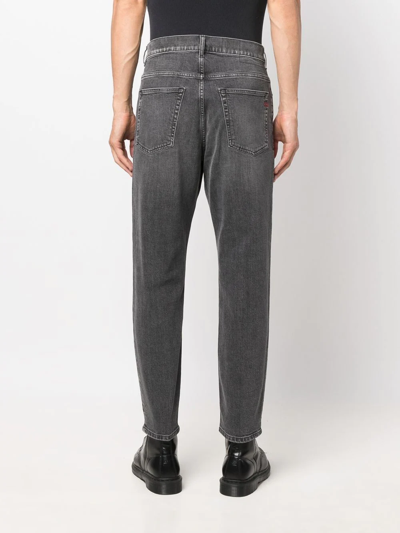 Diesel 2005 D-fining Tapered Jeans In Grey