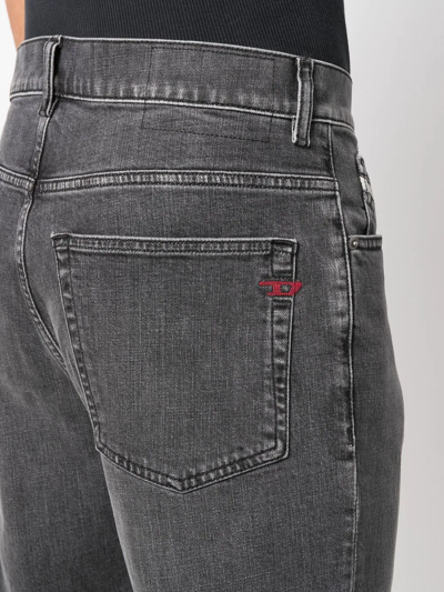 Diesel 2005 D-fining Tapered Jeans In Grey