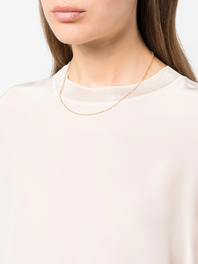 Loquet 14kt Yellow Gold Rolo Chain Necklace In Gold