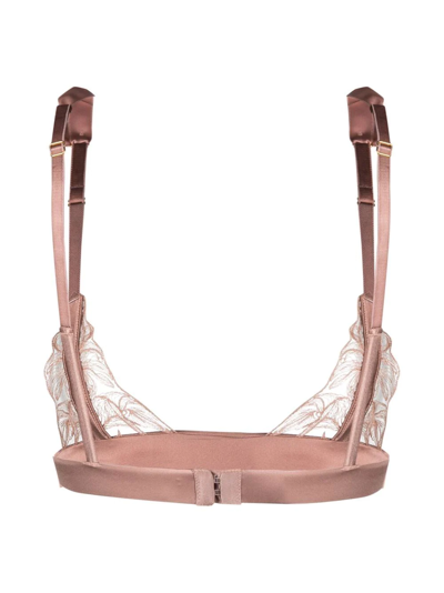 Shop Fleur Of England Lilian Suspender Belt In Pink