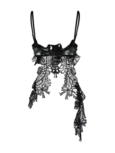 Belle Et Bon Bon Bisoux Lace Body In Black
