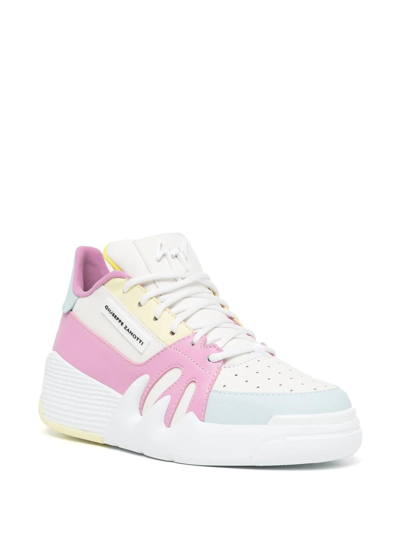 Giuseppe Zanotti Talon Colour-block Sneakers In Multicolour