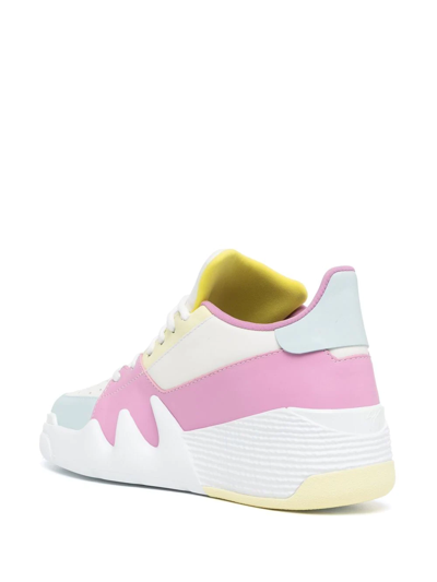 Giuseppe Zanotti Talon Colour-block Sneakers In Multicolour