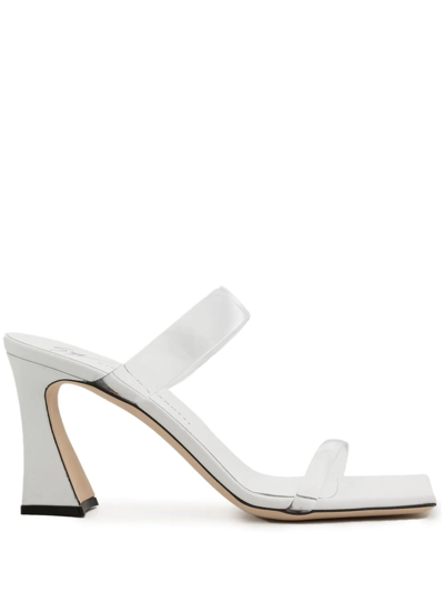 Shop Giuseppe Zanotti Flaminia Double-strap Sandals In White
