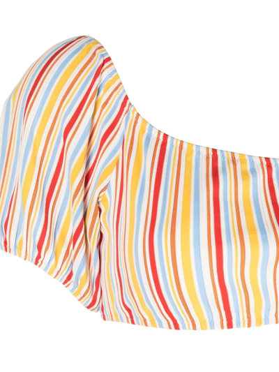 Lemlem Mokati Stripe-print Bra In Multicolour