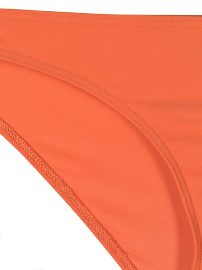 Totême Mini Recycled Polyamide Blend Bikini Bottoms In Orange