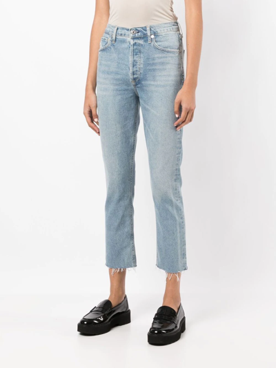 CITIZENS OF HUMANITY CHARLOTTE CROPPED STRAIGHT JEANS 