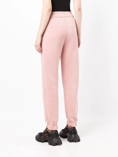 Bapy By *a Bathing Ape® Embroidered-slogan Track Pants In Pink
