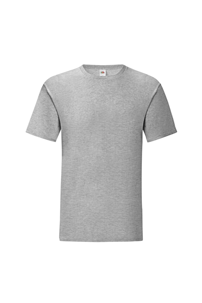 Shop Fruit Of The Loom Mens Iconic 150 T-shirt In Grey