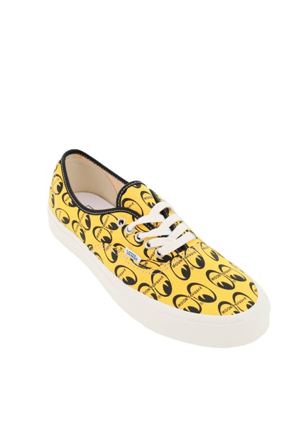 Shop Vans Authentic 44 Dx Sneakers With Mooneye Print In Yellow,black