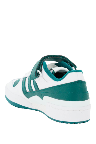 Shop Adidas Originals Forum Low Sneakers In White,green