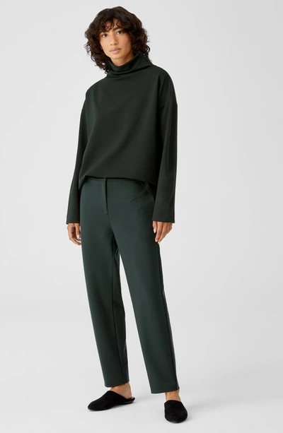 Shop Eileen Fisher Slouch Ankle Pants In Ivy
