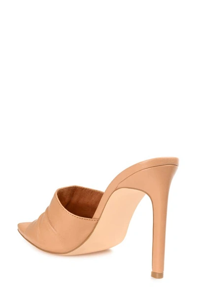 Journee Collection Tru Comfort Foam Camber Heeled Sandal In Tan