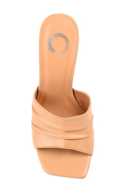 Journee Collection Tru Comfort Foam Camber Heeled Sandal In Tan