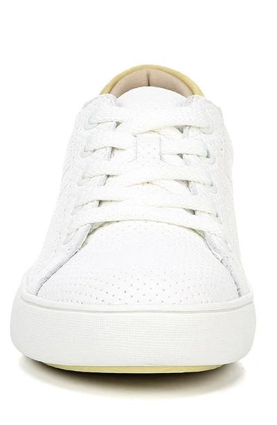 Shop Naturalizer Morrison Sneaker In White Perforated Leather