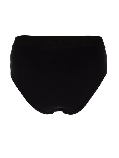 Shop Balenciaga Men's Black Cotton Brief