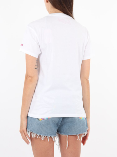 Shop Mc2 Saint Barth Women's White Other Materials T-shirt