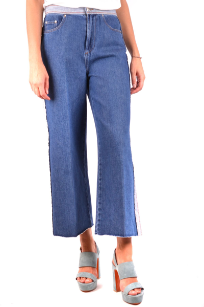Shop Red Valentino Women's Blue Other Materials Jeans
