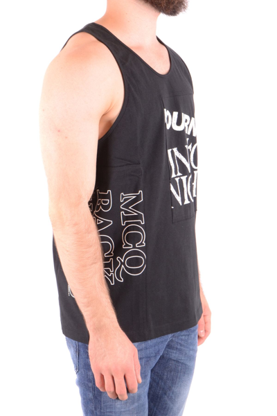 Shop Mcq By Alexander Mcqueen Men's Black Other Materials T-shirt