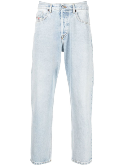 Diesel 2005 D-fining Tapered Jeans In Blue
