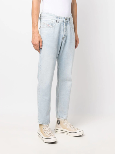 Diesel 2005 D-fining Tapered Jeans In Blue