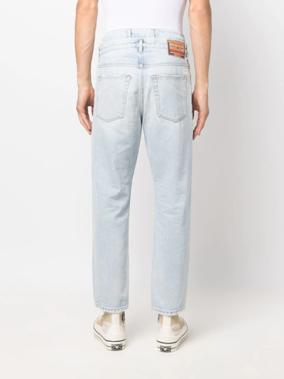 Diesel 2005 D-fining Tapered Jeans In Blue