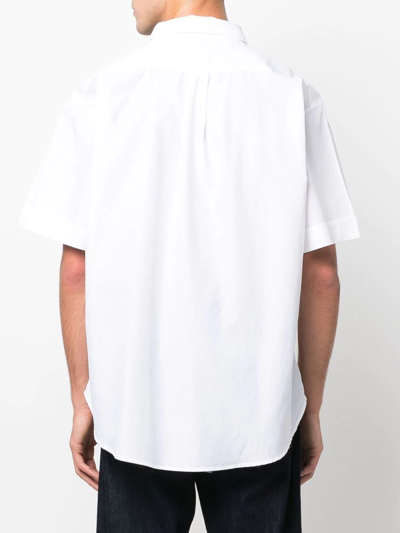 Shop Ih Nom Uh Nit Chest Patch-pocket Detail Shirt In White