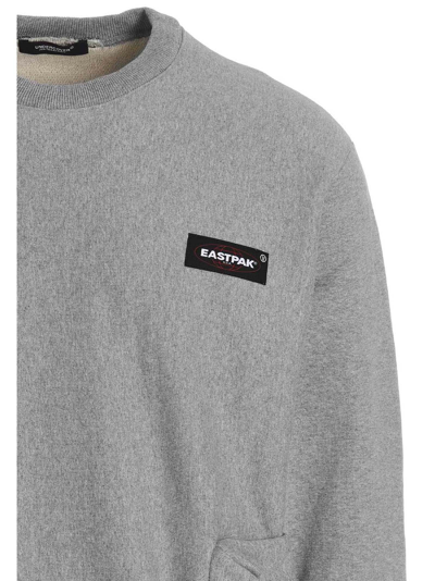Shop Undercover X Eastpak Sweatshirt In Gray