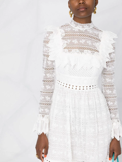 Shop Zimmermann Prima Broderie Anglaise Midi Dress In White