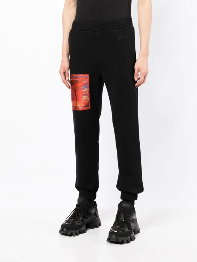 Shop Givenchy Patch-detail Track Pants In Black