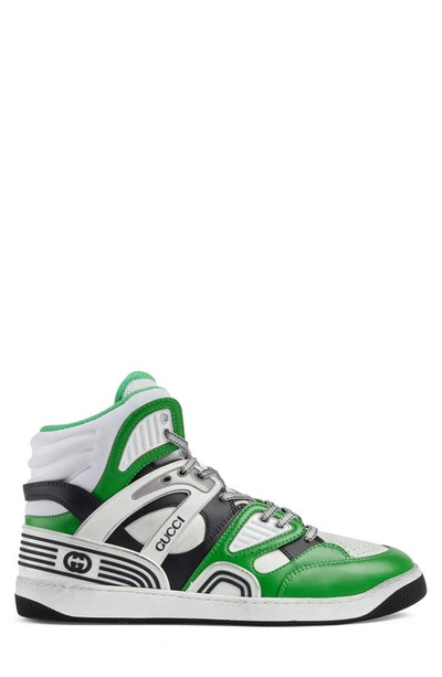 Gucci Basket Interlocking G Sneakers In Multicolor