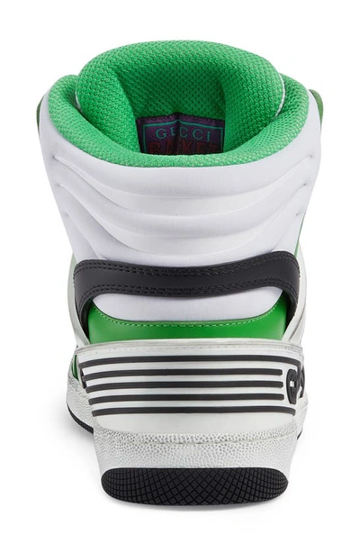Shop Gucci Basket High Top Sneaker In Multicolor