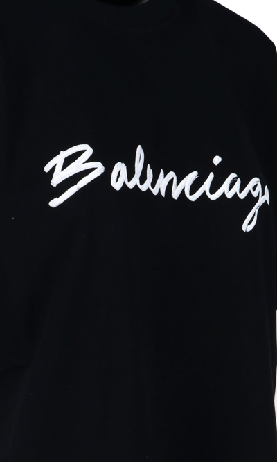 Shop Balenciaga Logo T-shirt