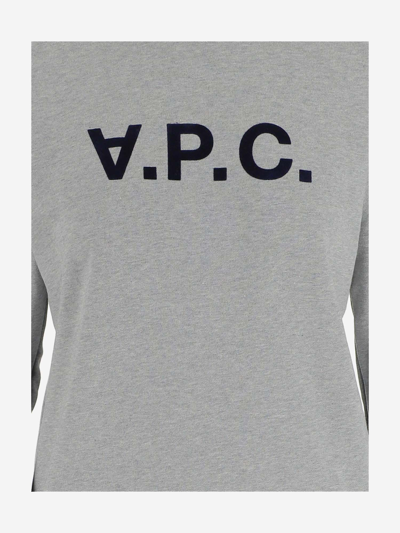 Shop Apc A.p.c. Sweaters In Heathered Grey