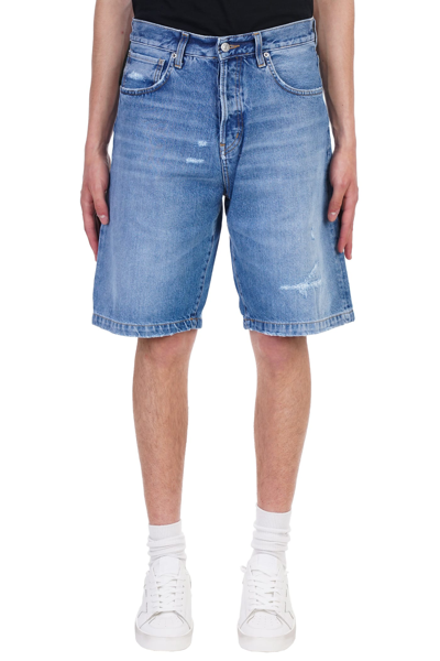 Shop Haikure San Pedro Shorts In Blue Cotton
