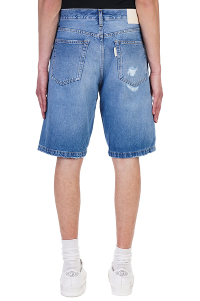 Shop Haikure San Pedro Shorts In Blue Cotton