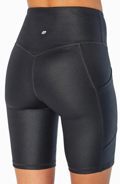 Shop Marika Eclipse Bermuda Bike Shorts In Black