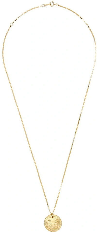 Shop Alighieri Gold Medium 'leone' Necklace