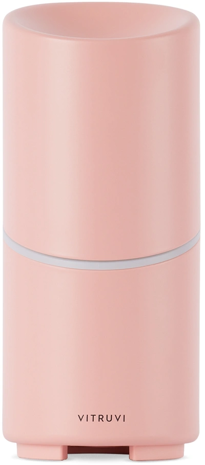 Shop Vitruvi Pink Move Essential Cordless Oil Diffuser In Candy