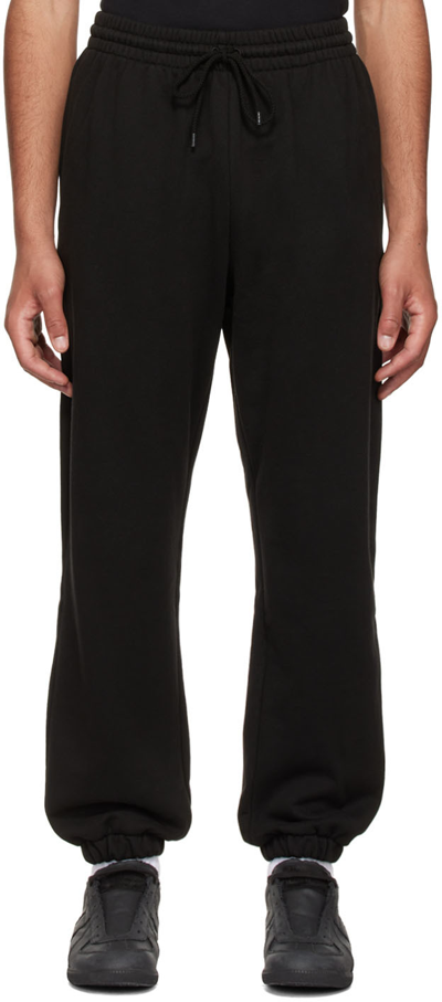 Shop Wardrobe.nyc Black Cotton Lounge Pants