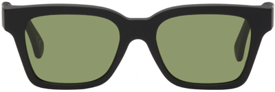 Shop Retrosuperfuture Black America Sunglasses In Black Matte