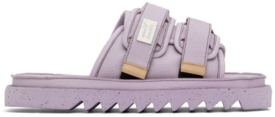 Shop Marsèll Purple Suicoke Edition Moto Sandals In 509 Lilac