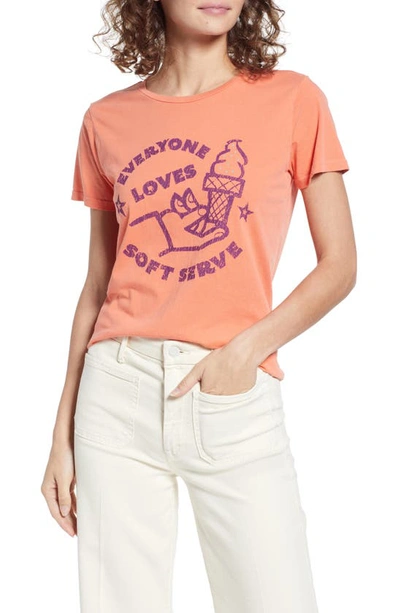 Shop Mother Itty Bitty Goodie Goodie Destroyed Cotton Tee In Everyone Loves Soft Serve